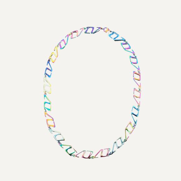 FW20 - Louis Vuitton Men's 2054 Rainbow Chain Necklace - Picture 1 of 4